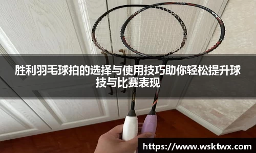 胜利羽毛球拍的选择与使用技巧助你轻松提升球技与比赛表现
